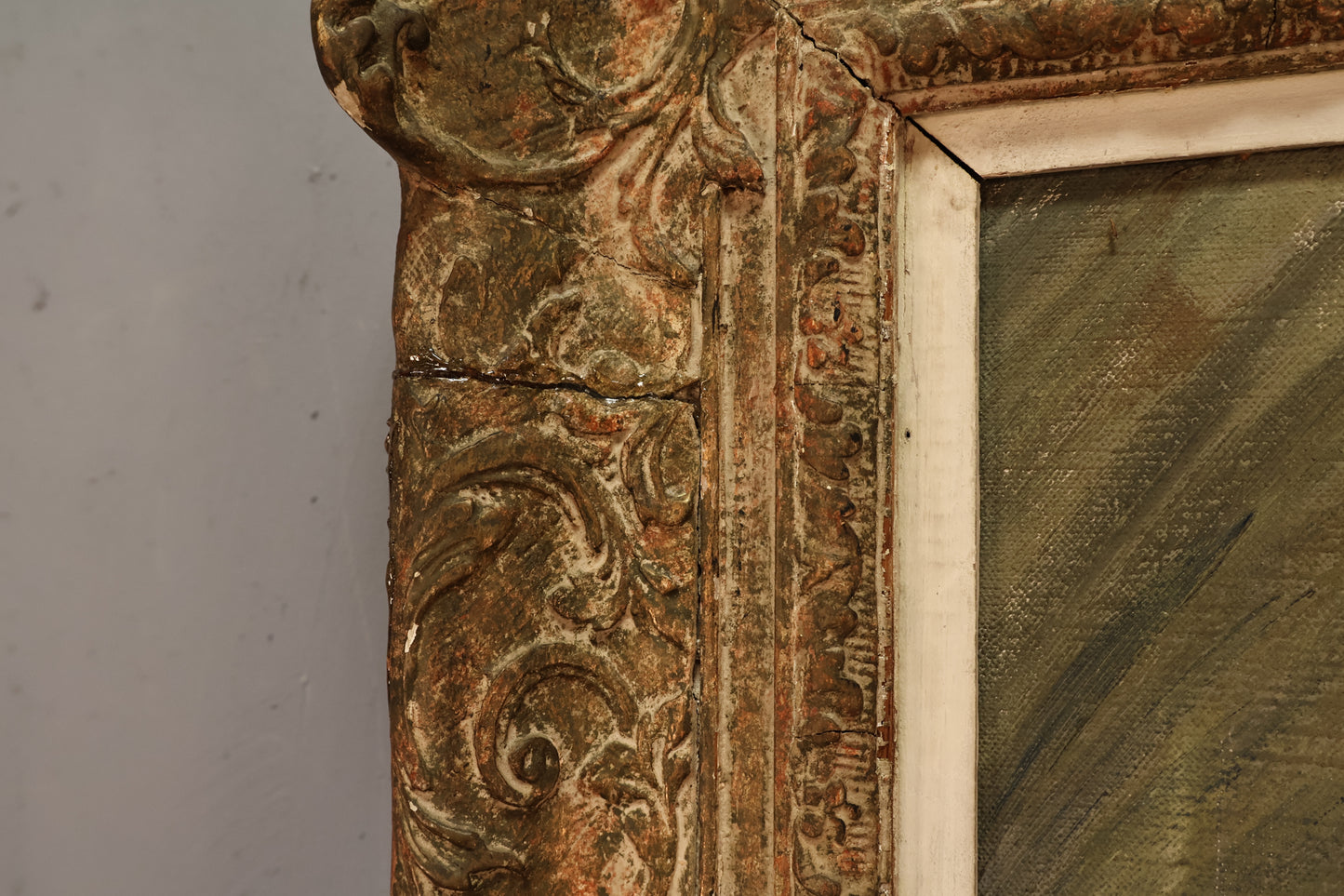 Large 1940s "Modella" Framed Painting - ONLINE ONLY