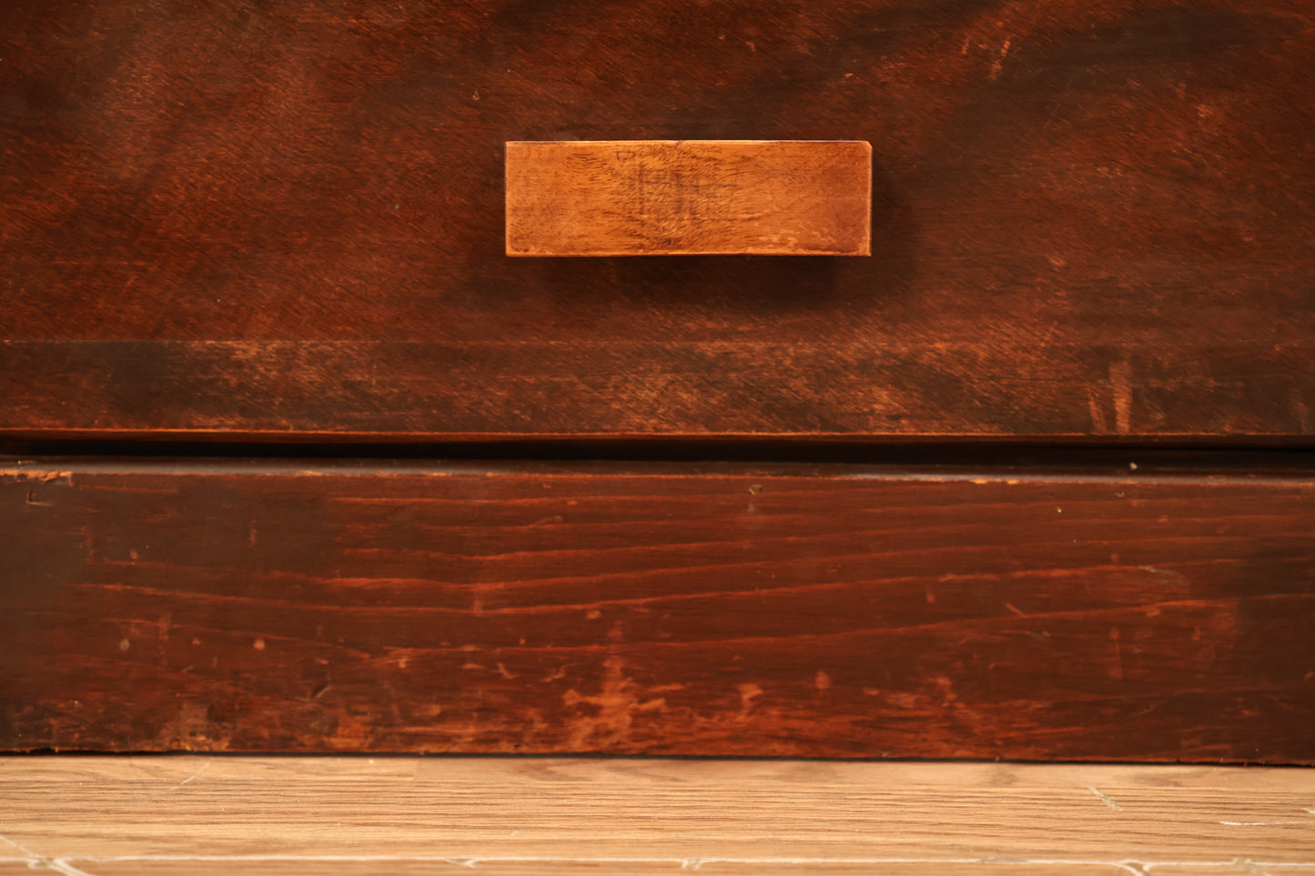 Small Mid Century Pine End Table