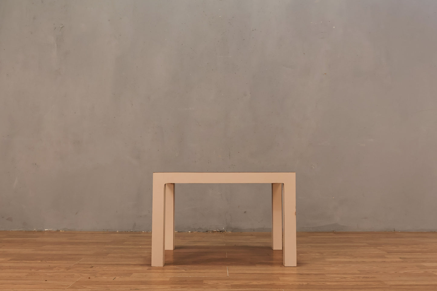 White Parsons Side Table - ONLINE ONLY