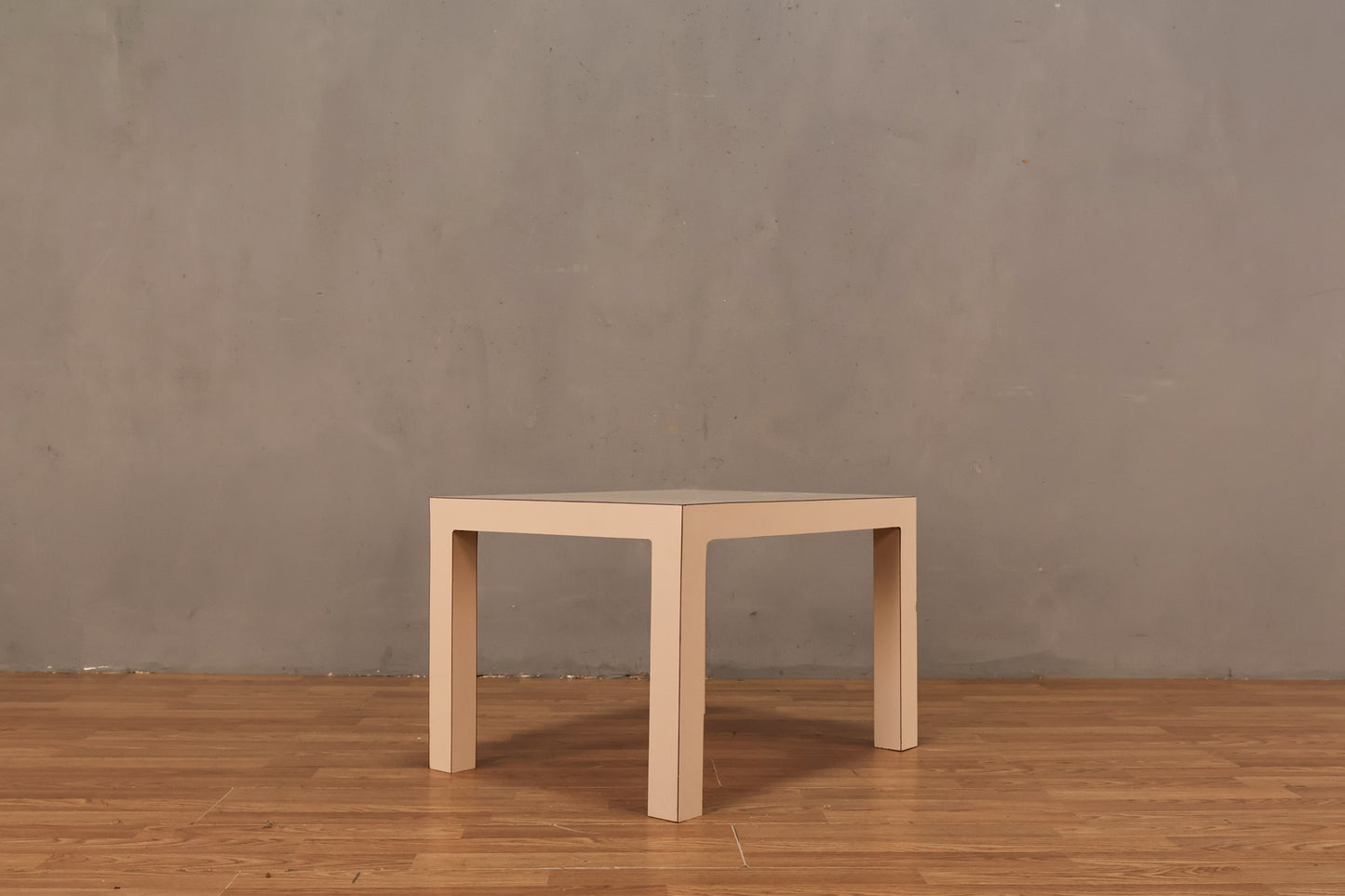 White Parsons Side Table - ONLINE ONLY