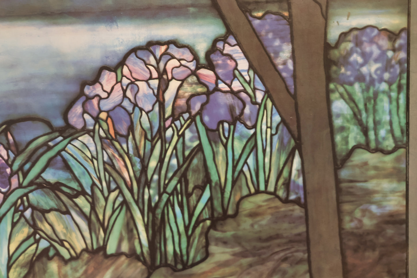 "Magnolias & Irises" Tiffany Museum Print