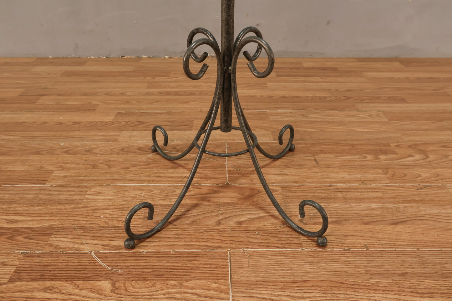 Grey Speckled Metal Coat Rack - ONLINE ONLY
