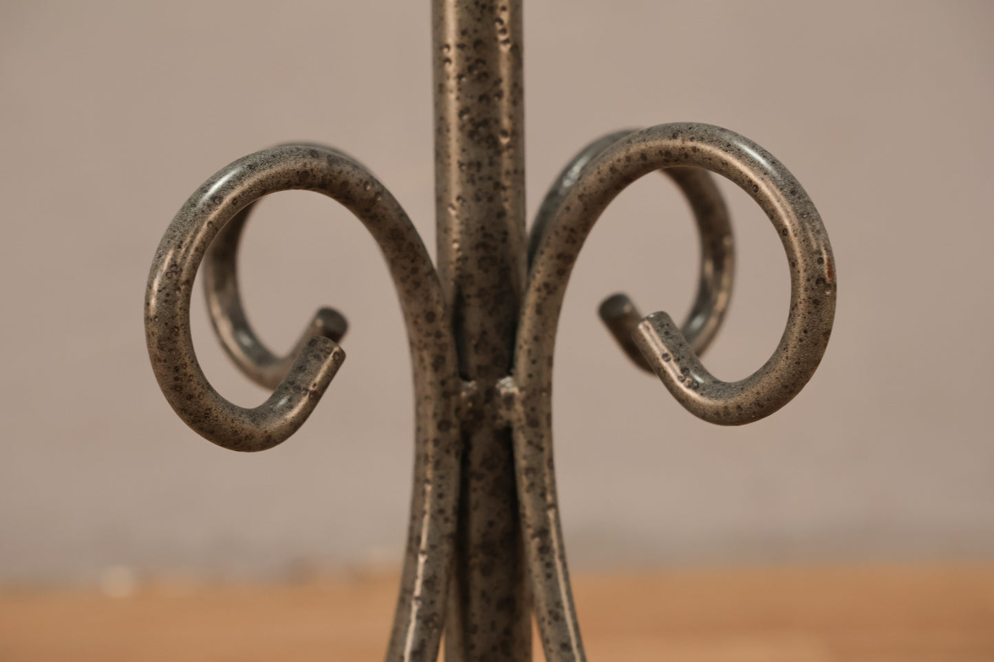 Grey Speckled Metal Coat Rack - ONLINE ONLY