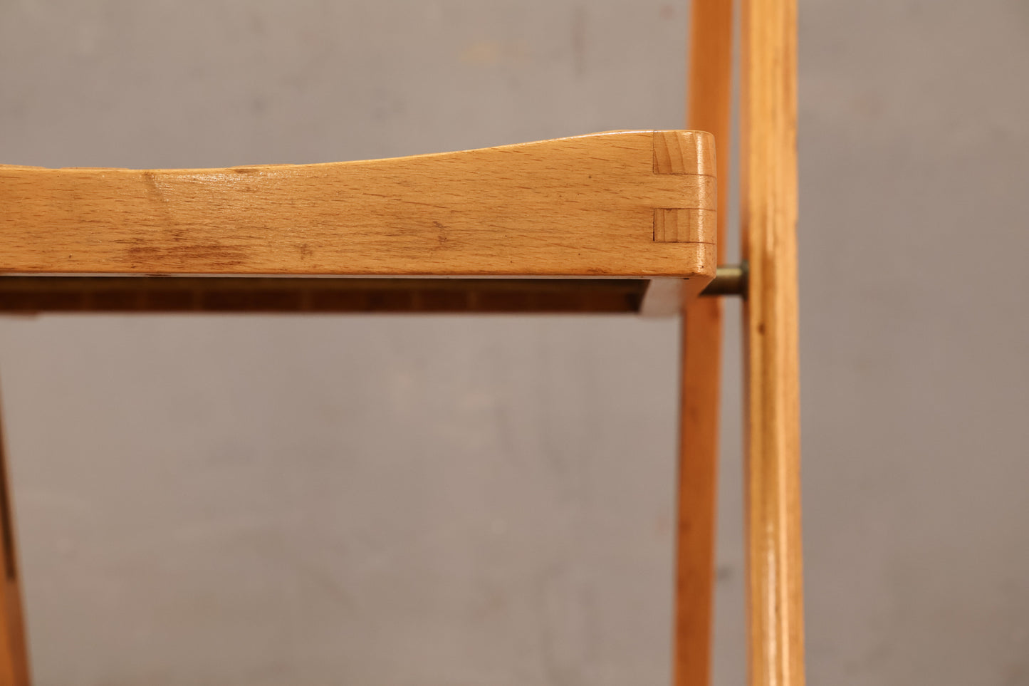 Slatted Blonde Folding Chair A - ONLINE ONLY
