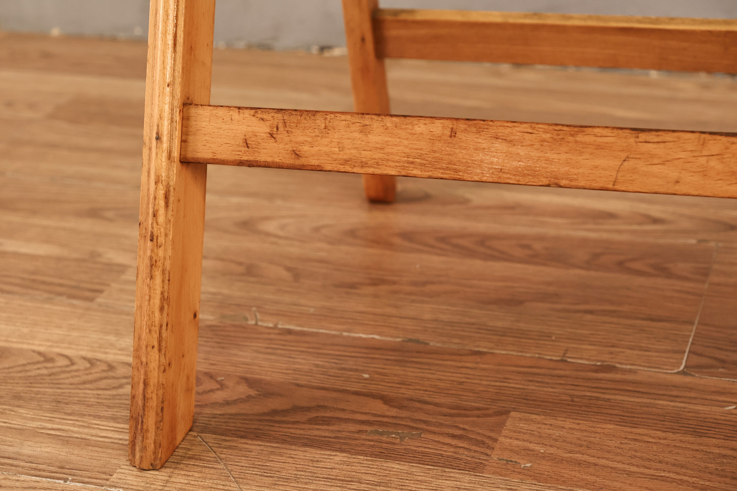 Slatted Blonde Folding Chair A - ONLINE ONLY