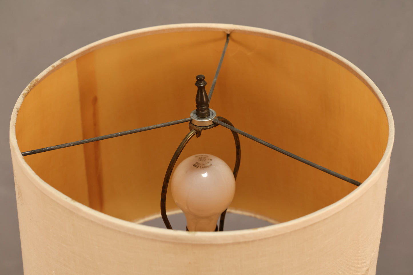 Maple Side Table Floor Lamp - ONLINE ONLY