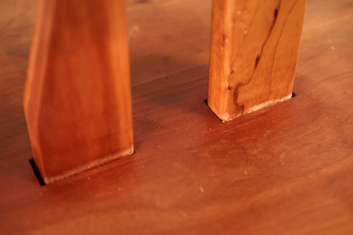 Maple Side Table Floor Lamp - ONLINE ONLY