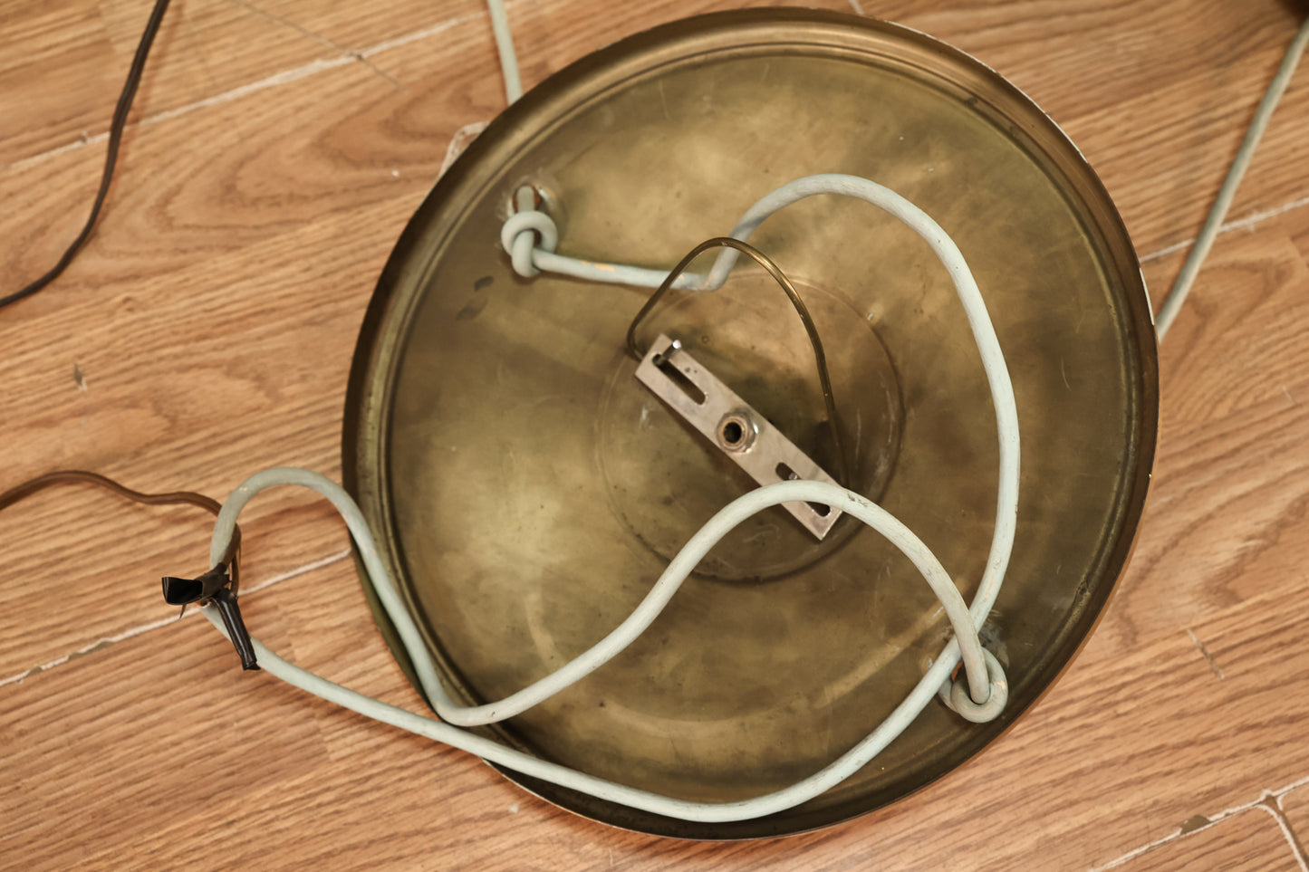 Mid Century Double-Teardrop Ceramic Chandelier