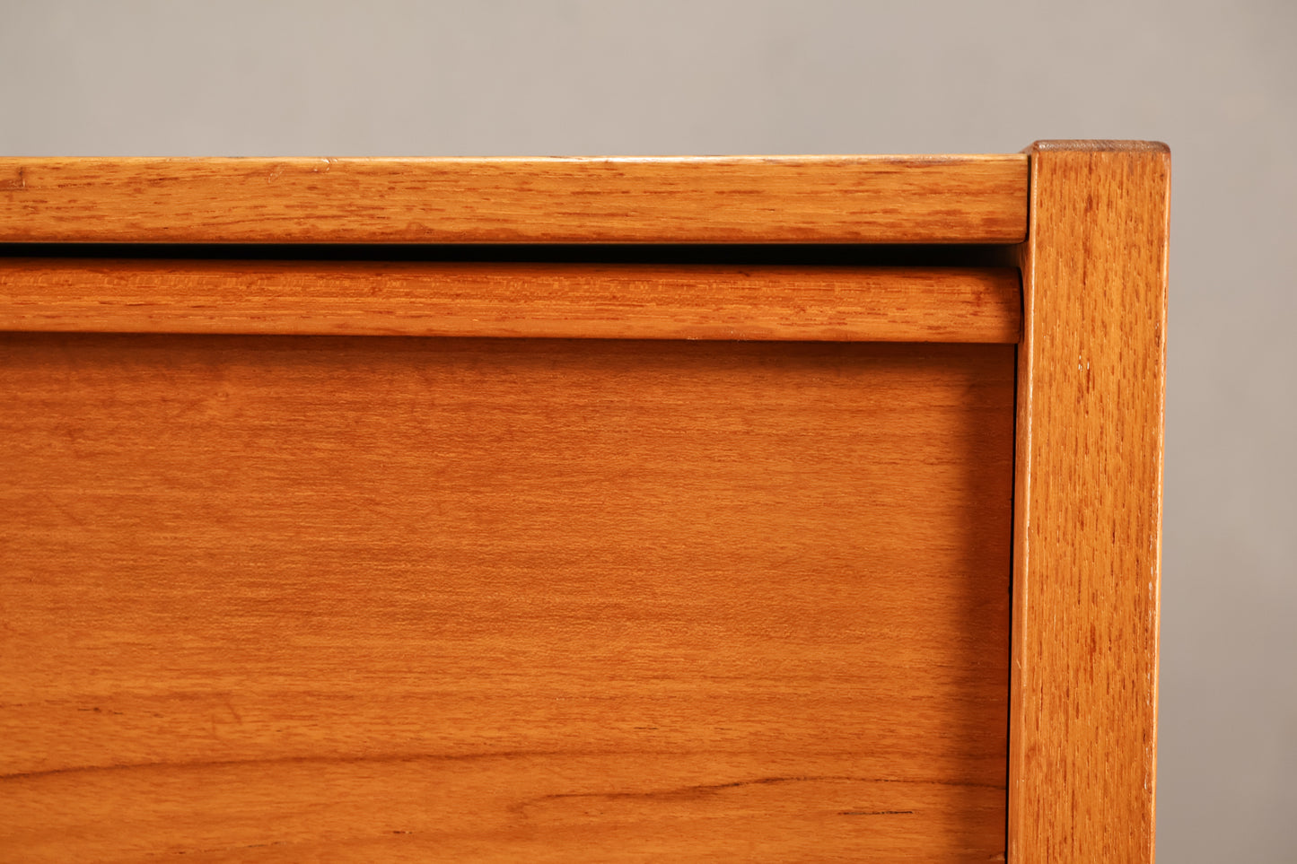 Jesper Teak 5-Drawer Highboy Dresser