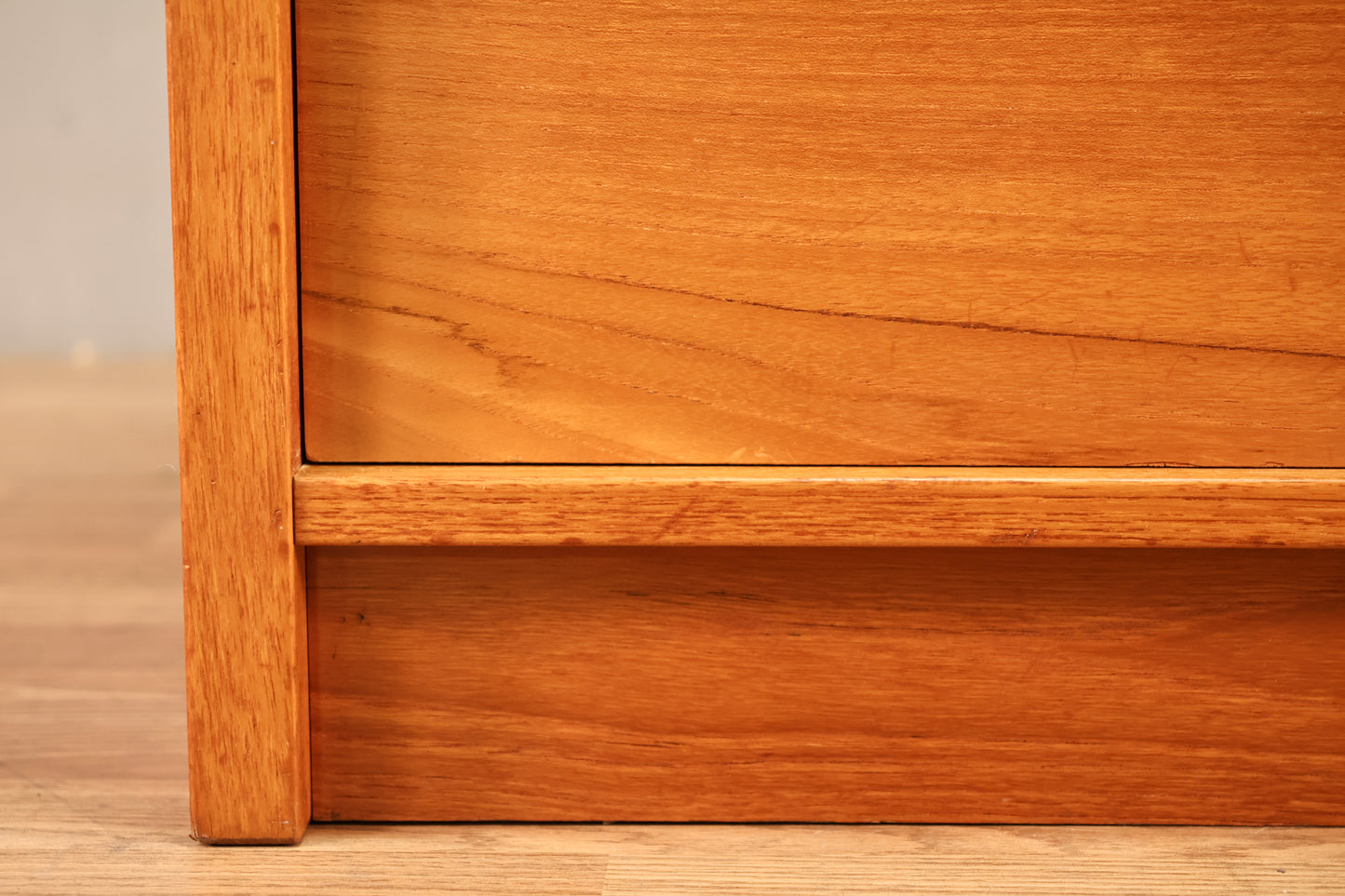 Jesper Teak 5-Drawer Highboy Dresser