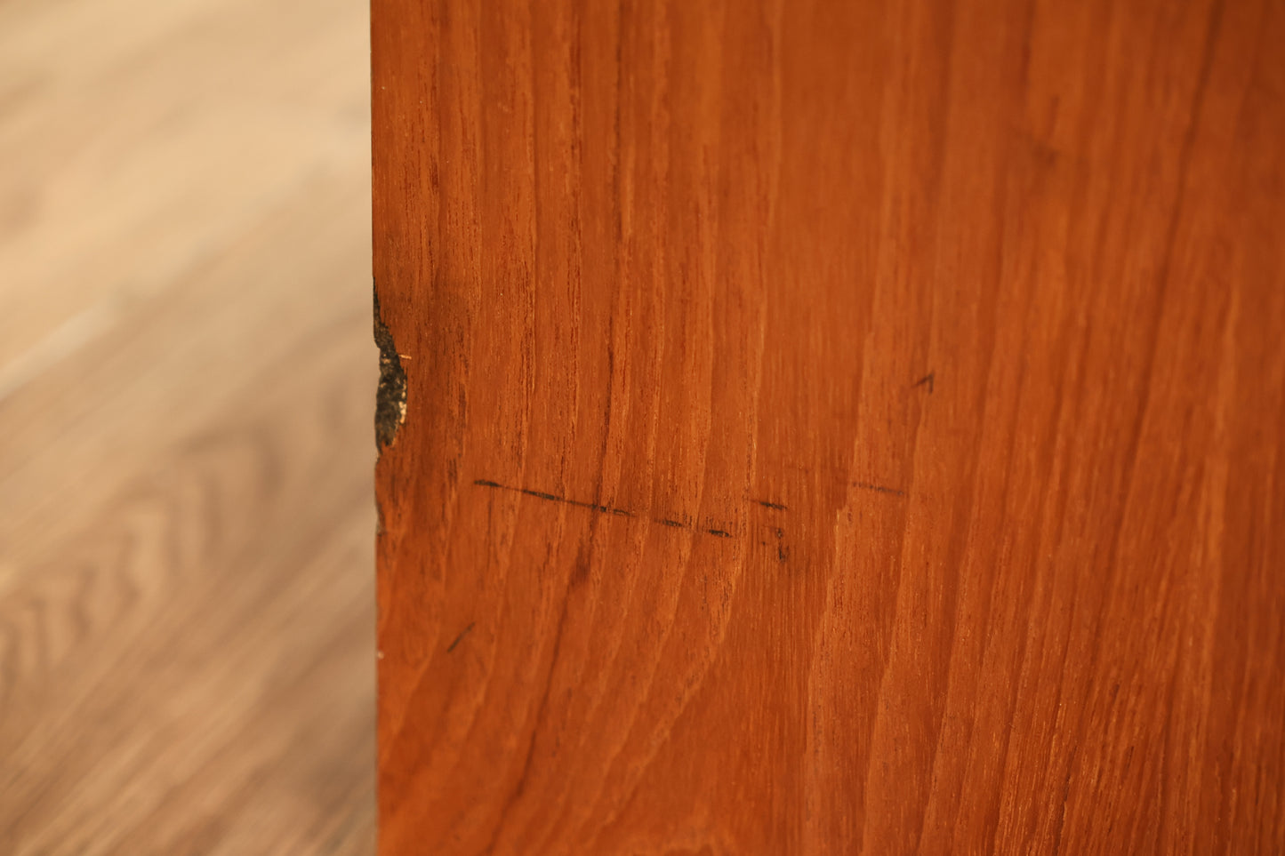 Jesper Teak 5-Drawer Highboy Dresser