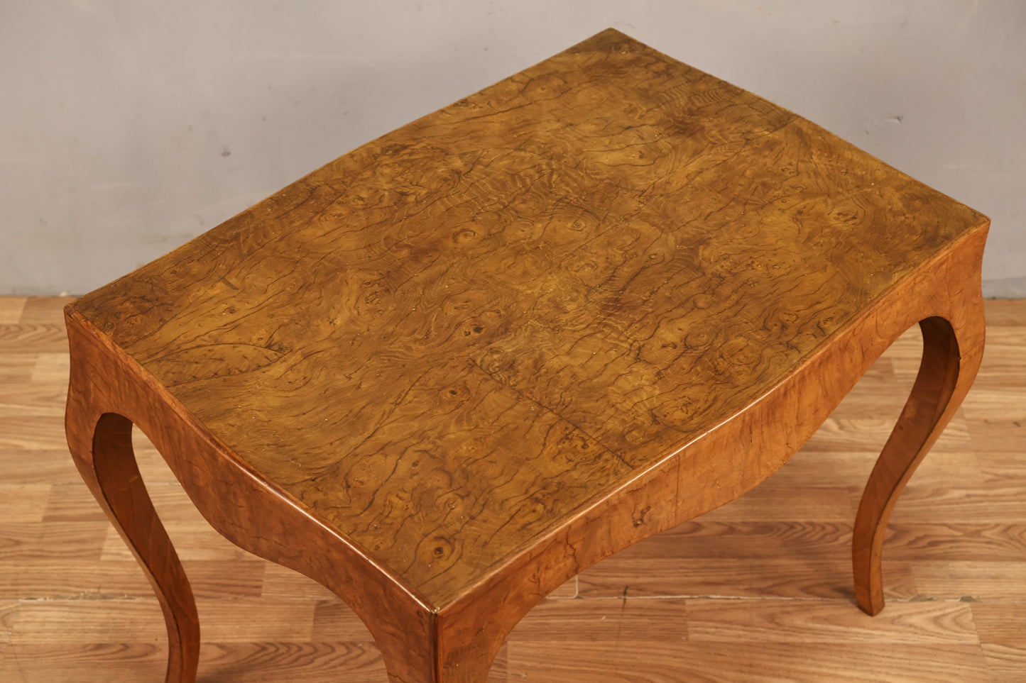 Italian Olive Burl End Table - ONLINE ONLY