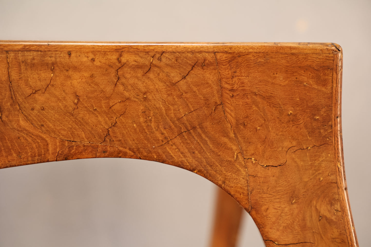 Italian Olive Burl End Table - ONLINE ONLY