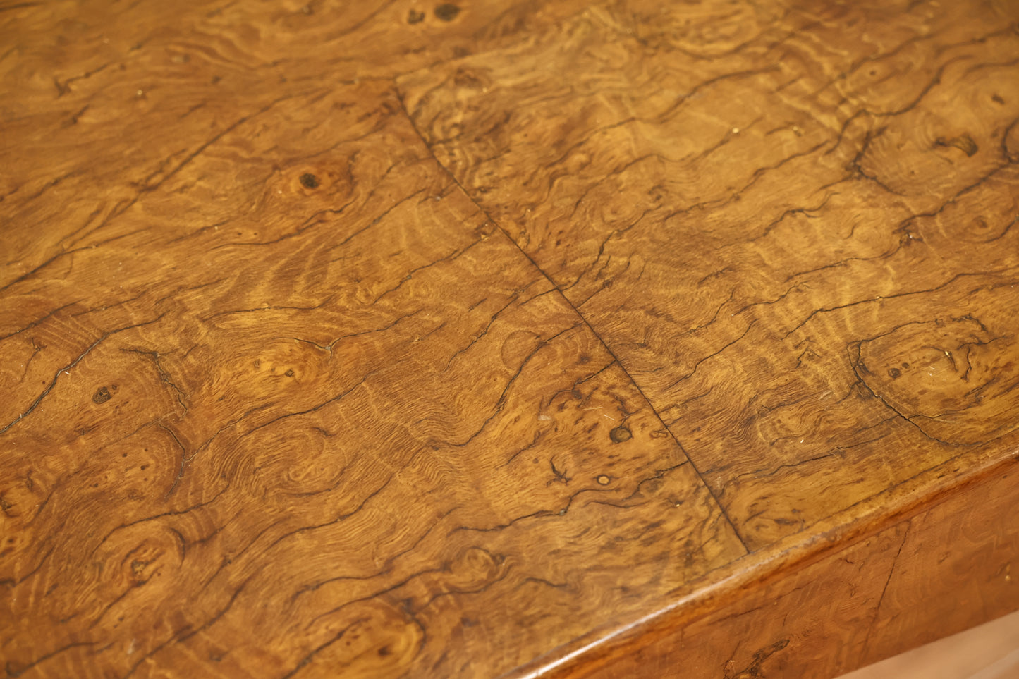 Italian Olive Burl End Table - ONLINE ONLY