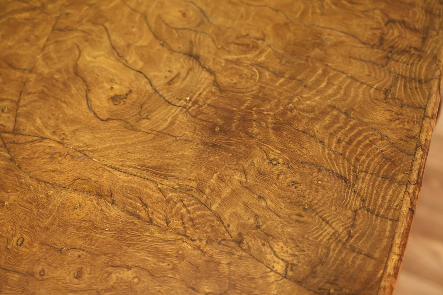 Italian Olive Burl End Table - ONLINE ONLY
