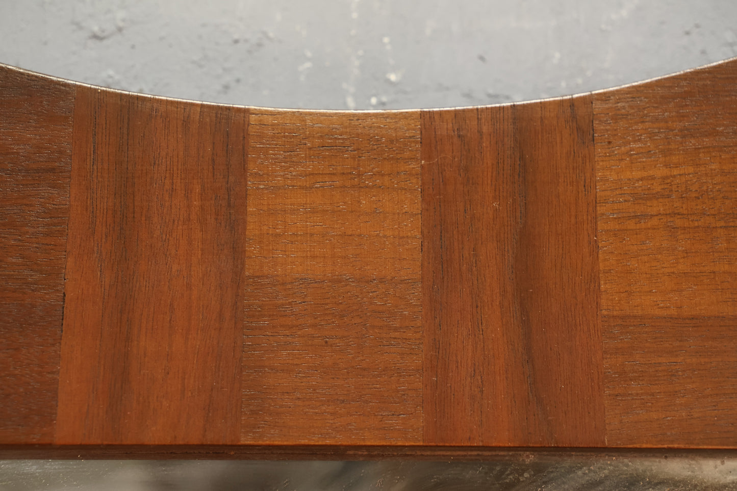 Slim Arched Walnut Mirror