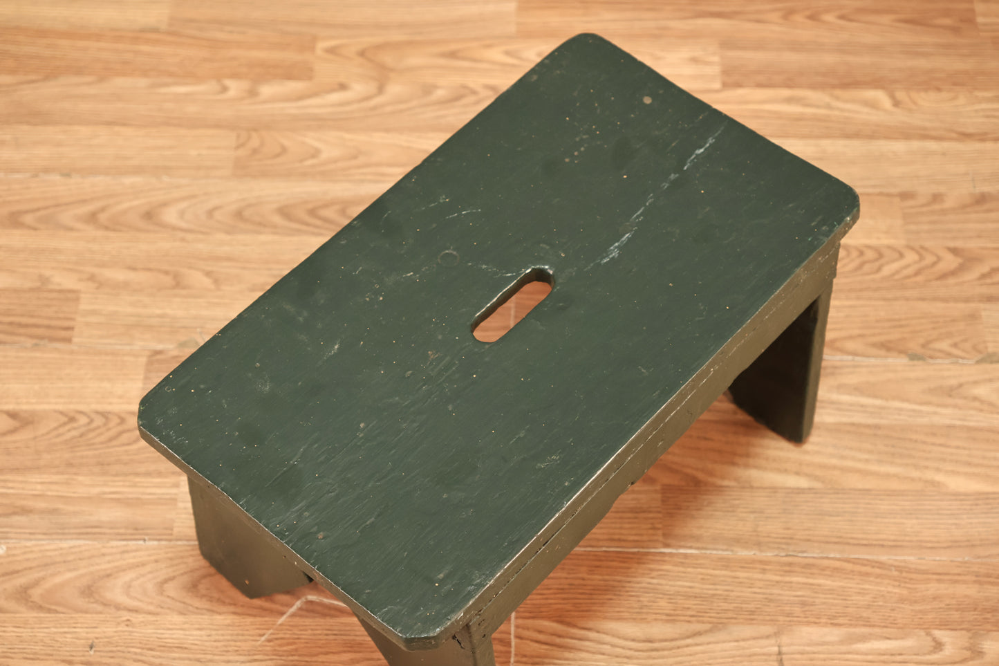Farmhouse Evergreen Stool - ONLINE ONLY