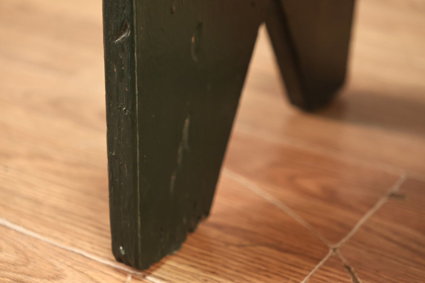 Farmhouse Evergreen Stool - ONLINE ONLY
