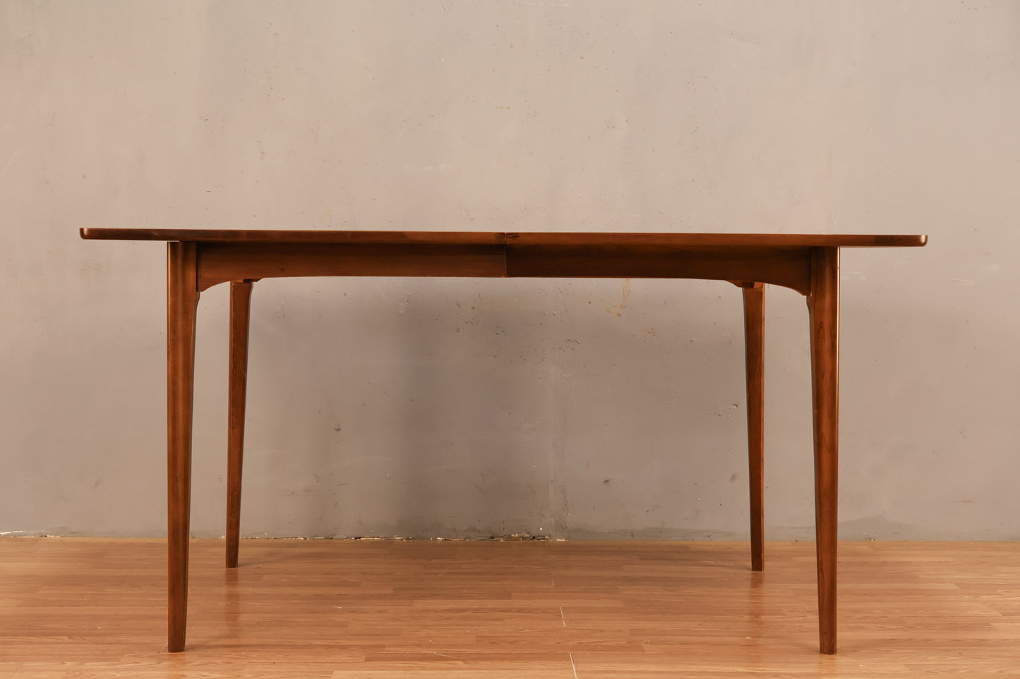 Mid Century Walnut Dining Table with Leaf - ONLINE ONLY