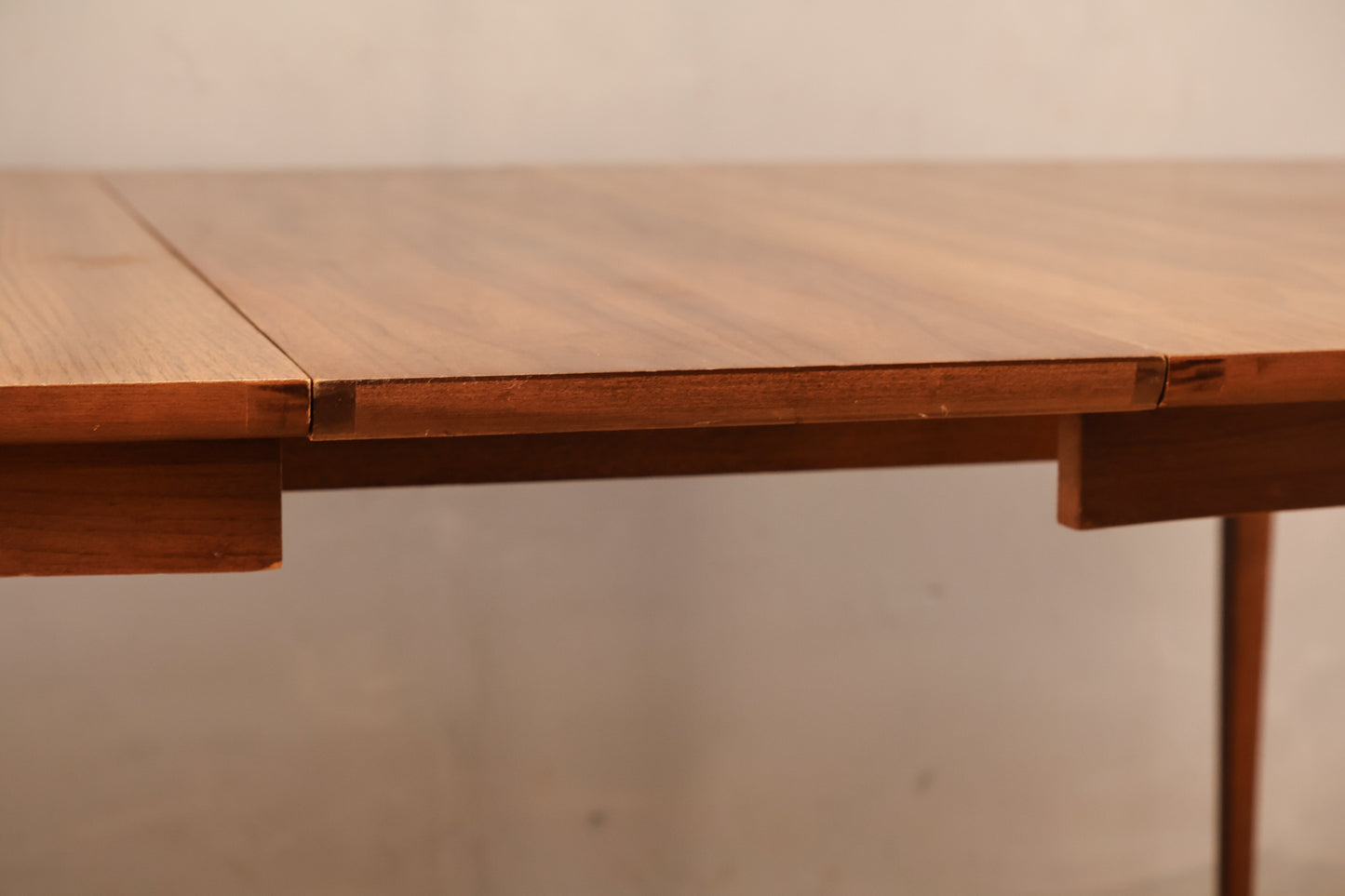 Mid Century Walnut Dining Table with Leaf - ONLINE ONLY