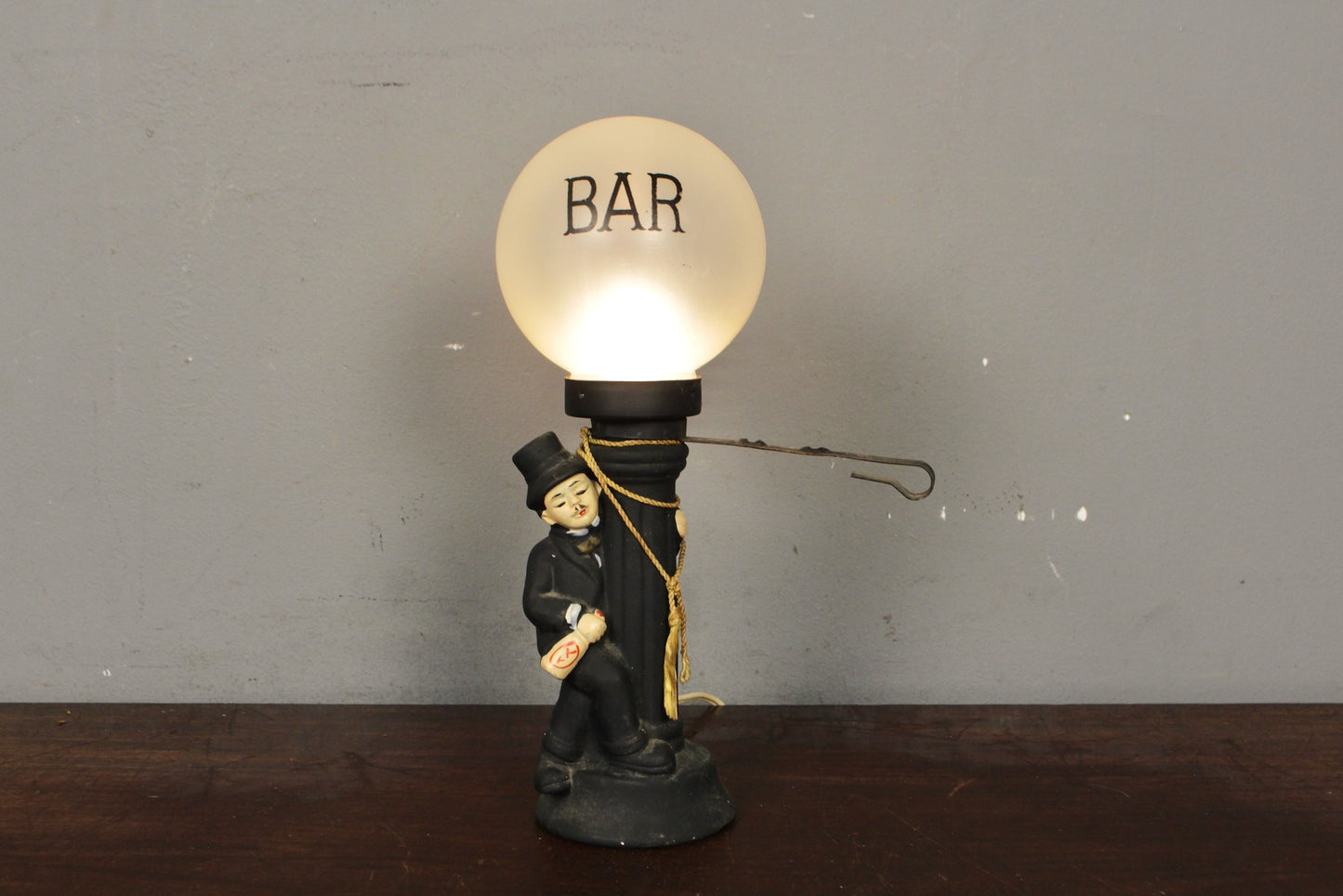 Small Charlie Chaplin "BAR" Accent Lamp
