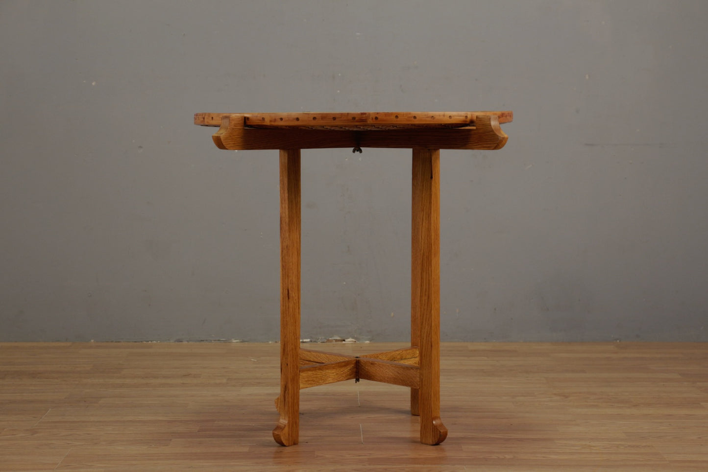 Bamboo & Oak Tray-Top Folding Table