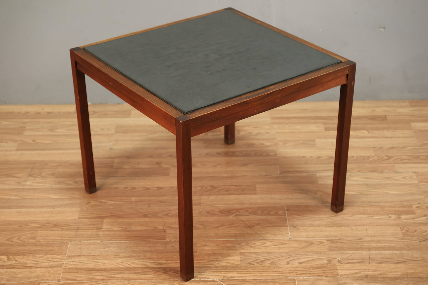 Simple Rosewood & Slate End Table - ONLINE ONLY