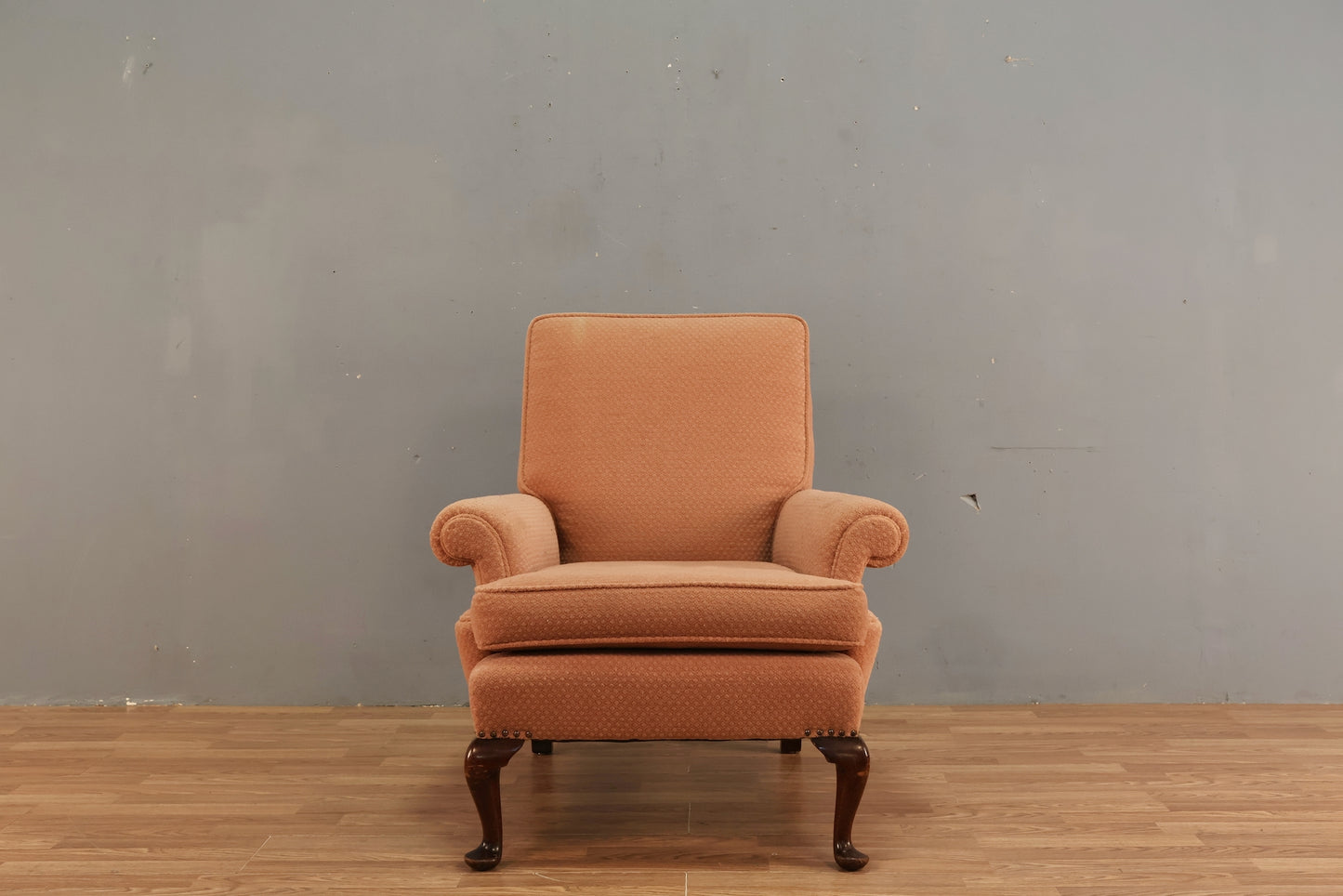 Blush Roll-Arm Lounge Chair - ONLINE ONLY