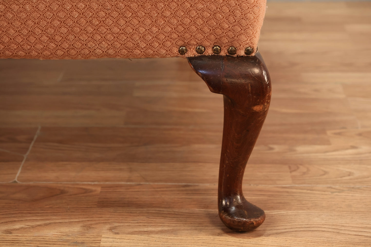 Blush Roll-Arm Lounge Chair - ONLINE ONLY