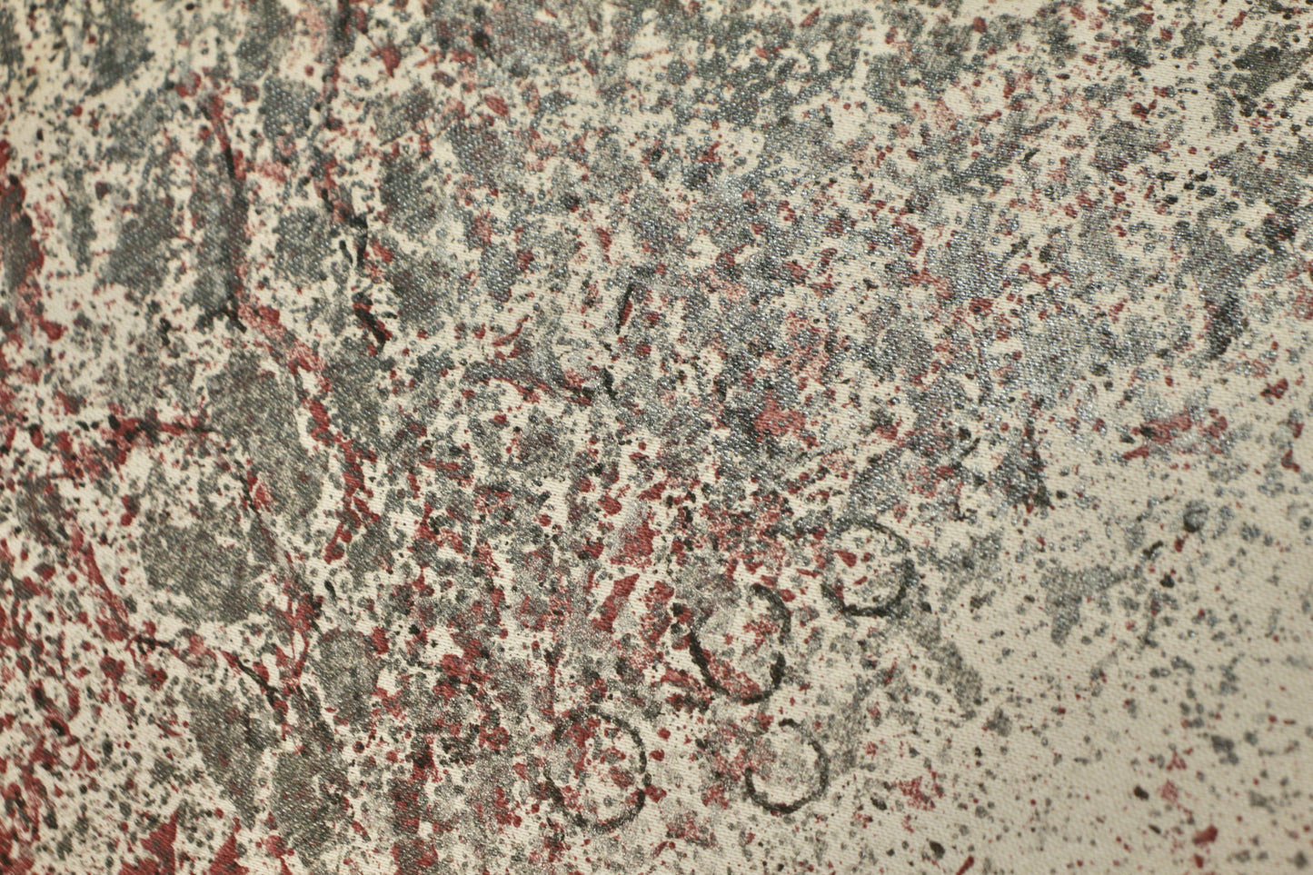 1980s Metallic Splatter Loveseat - ONLINE ONLY