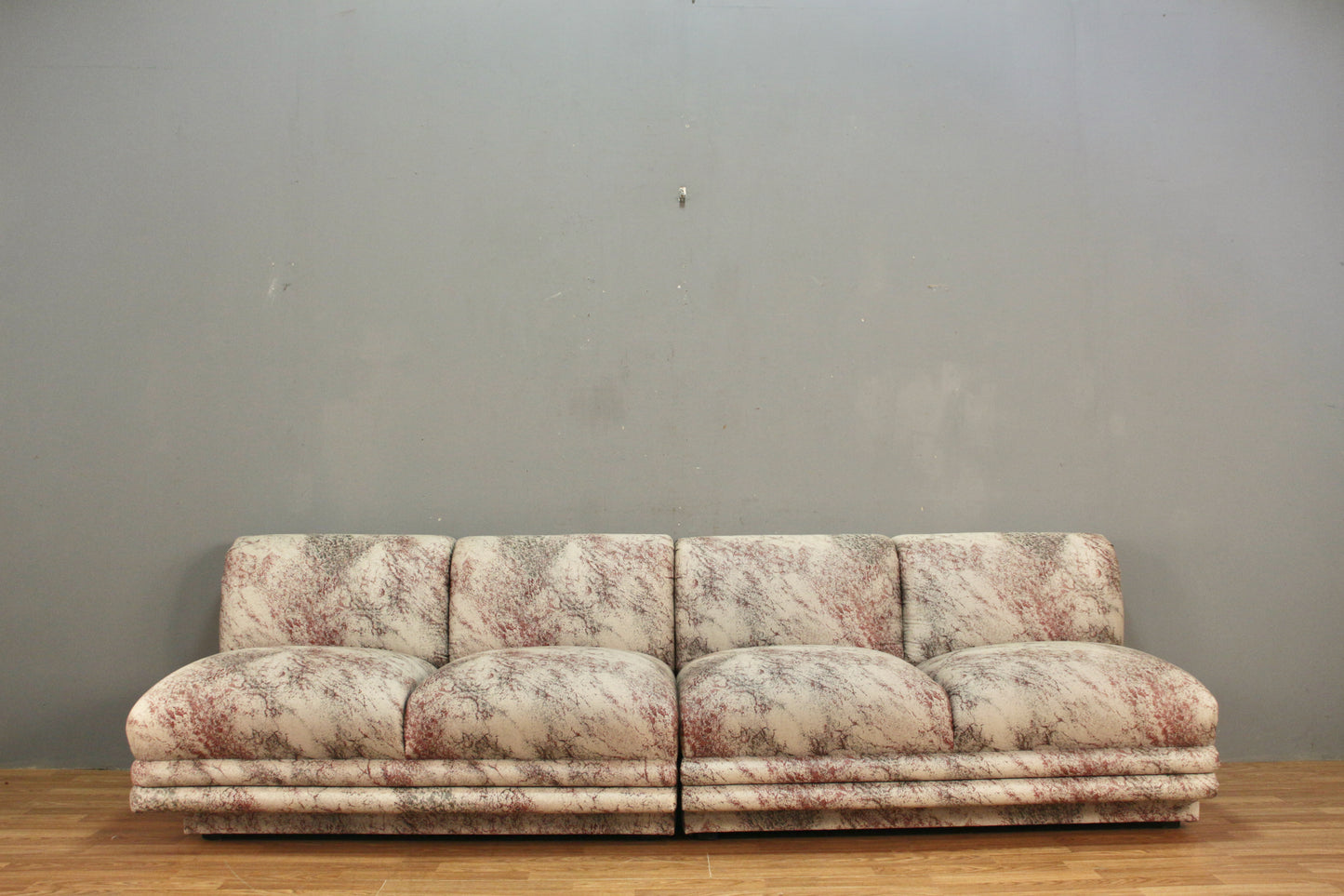 1980s Metallic Splatter Loveseat - ONLINE ONLY