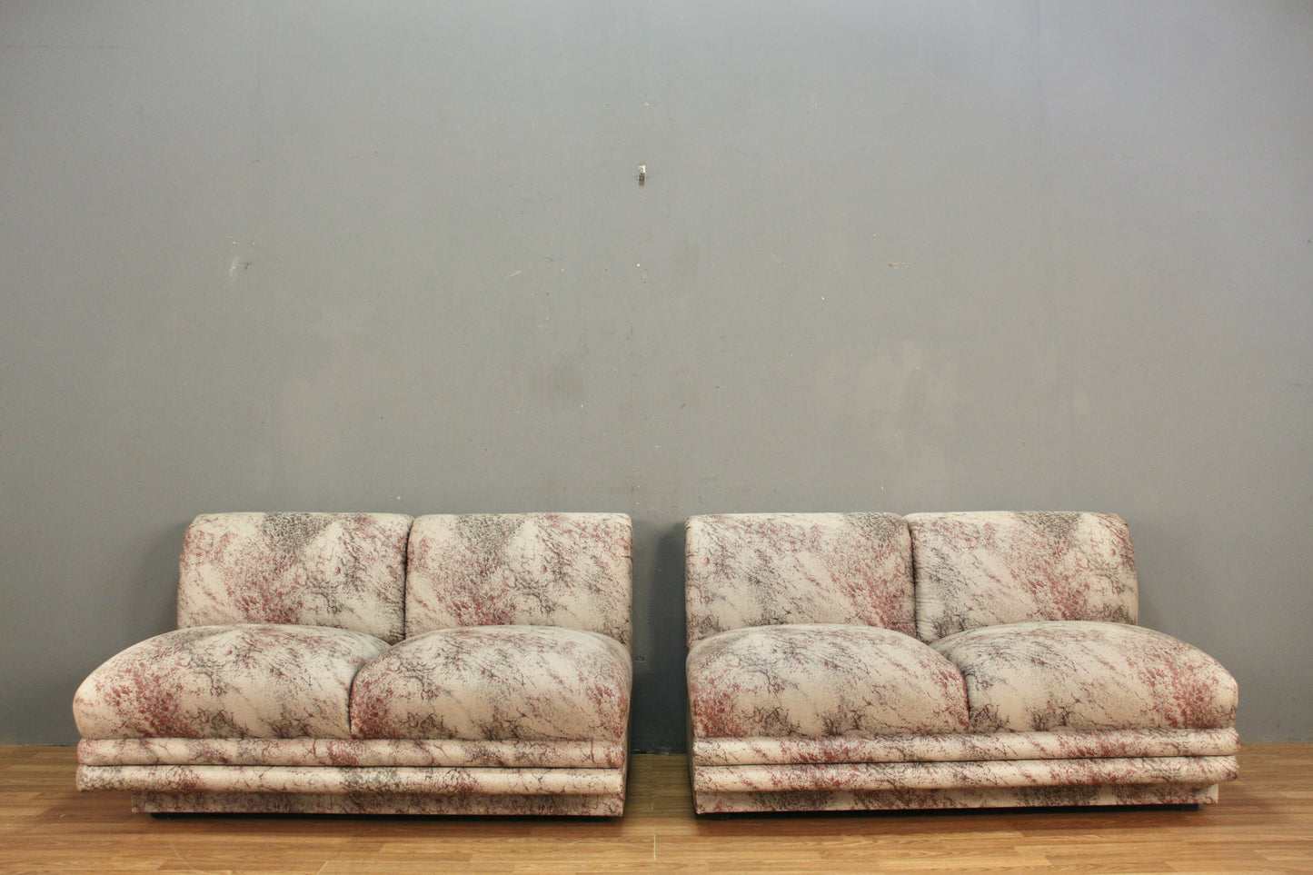 1980s Metallic Splatter Loveseat - ONLINE ONLY