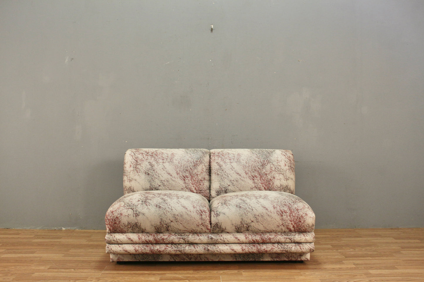 1980s Metallic Splatter Loveseat - ONLINE ONLY