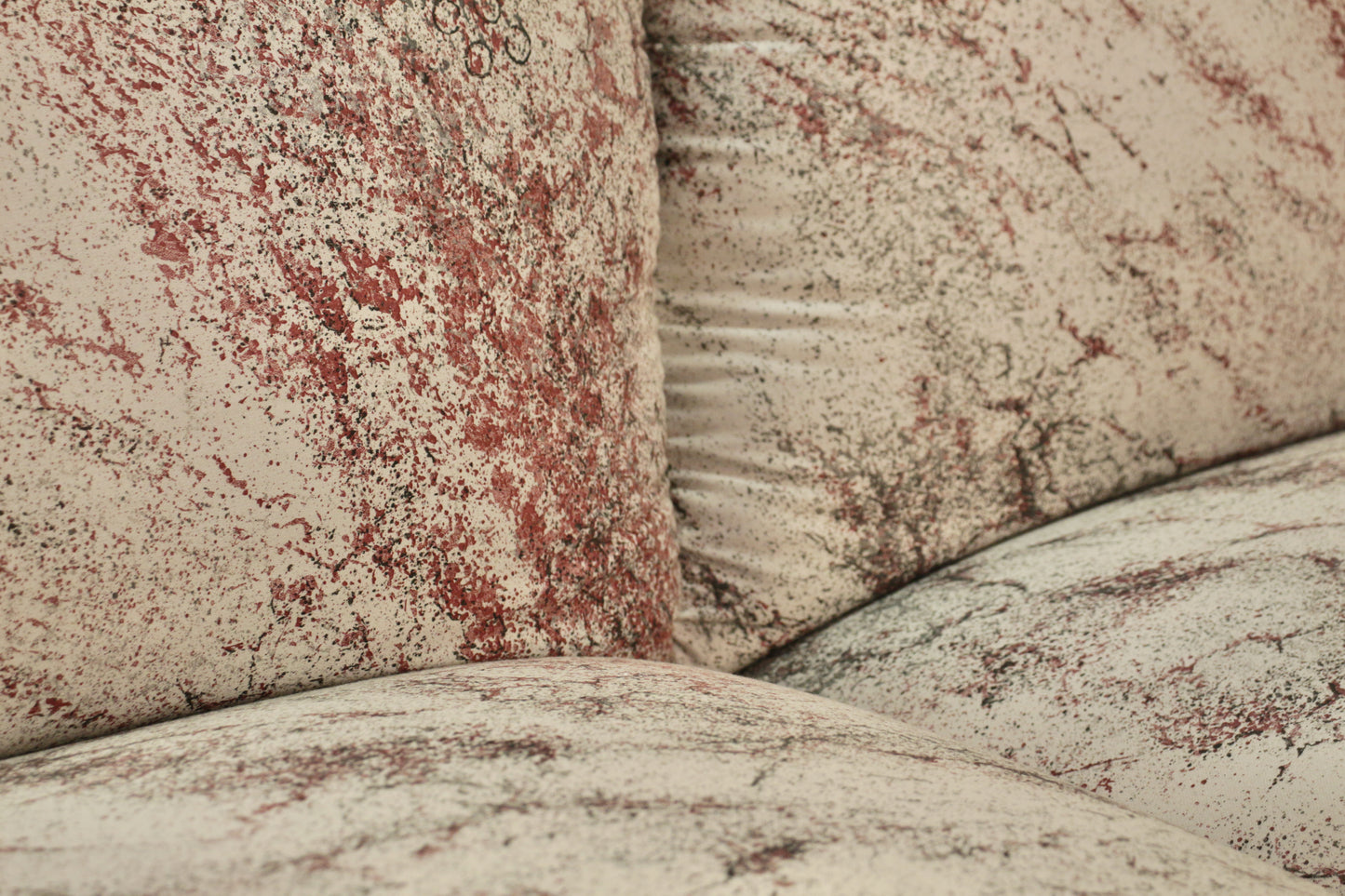 1980s Metallic Splatter Loveseat - ONLINE ONLY