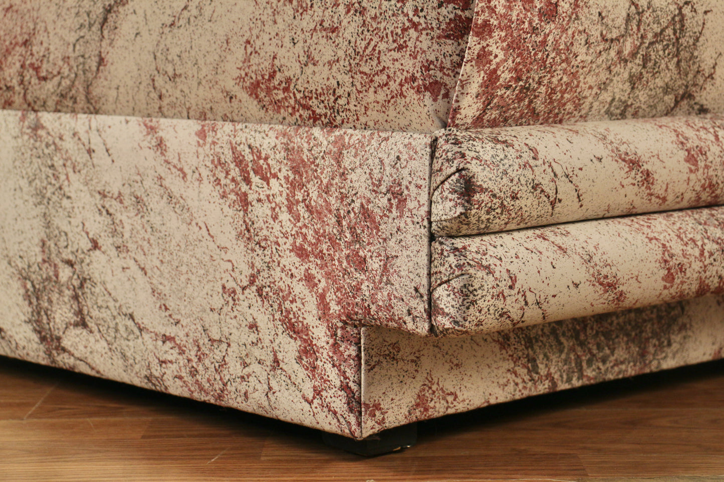 1980s Metallic Splatter Loveseat - ONLINE ONLY