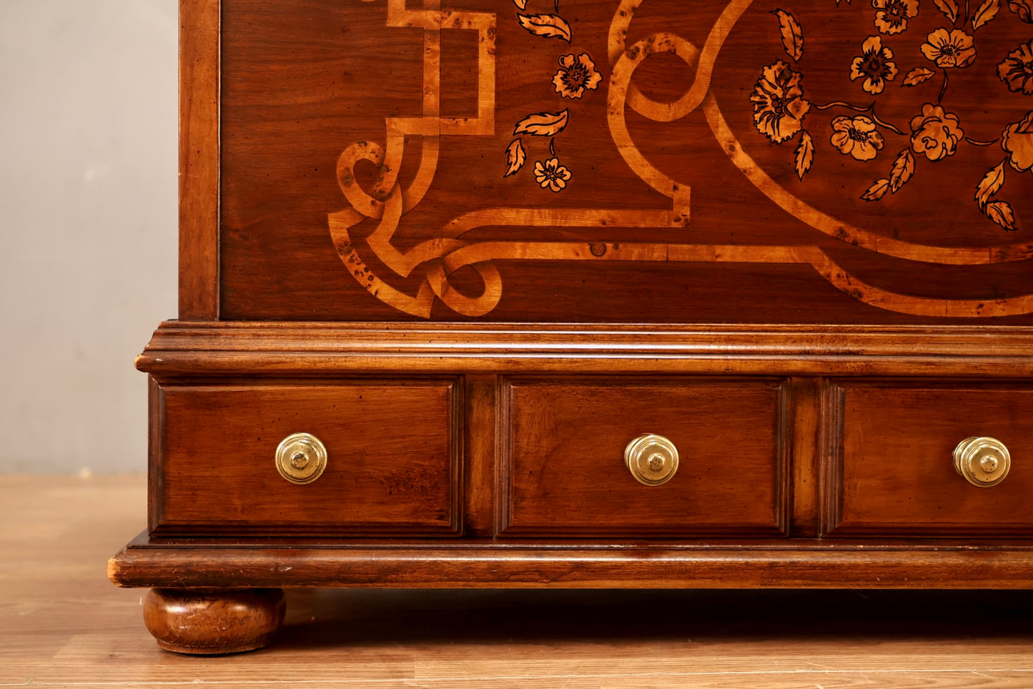Faux-Marquetry Cedar Chest