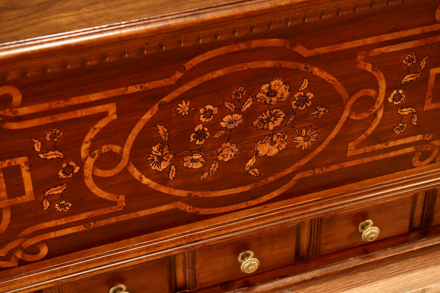 Faux-Marquetry Cedar Chest