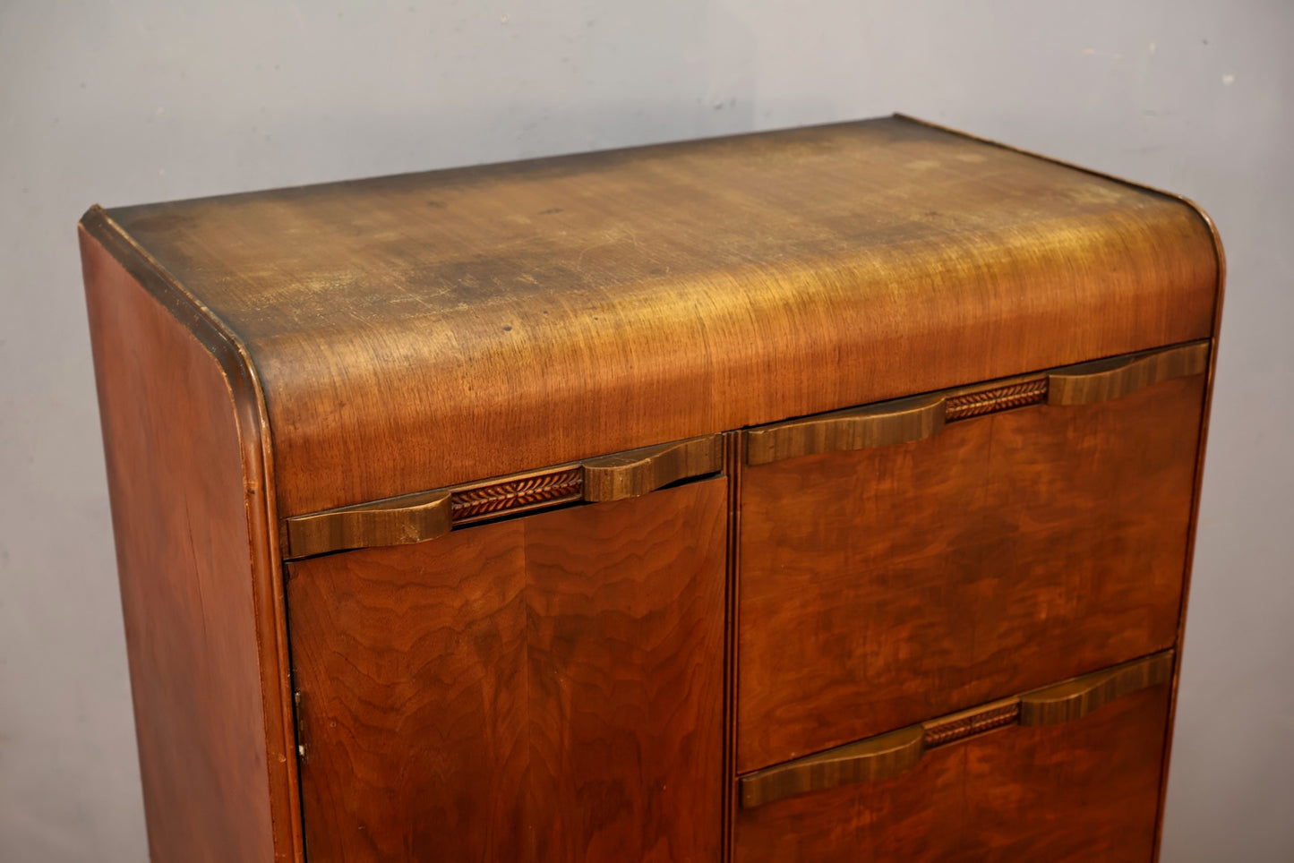Art Deco 4-Drawer Wardrobe