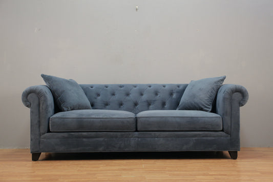 Large Modern Teal Sofa - ONLINE ONLY