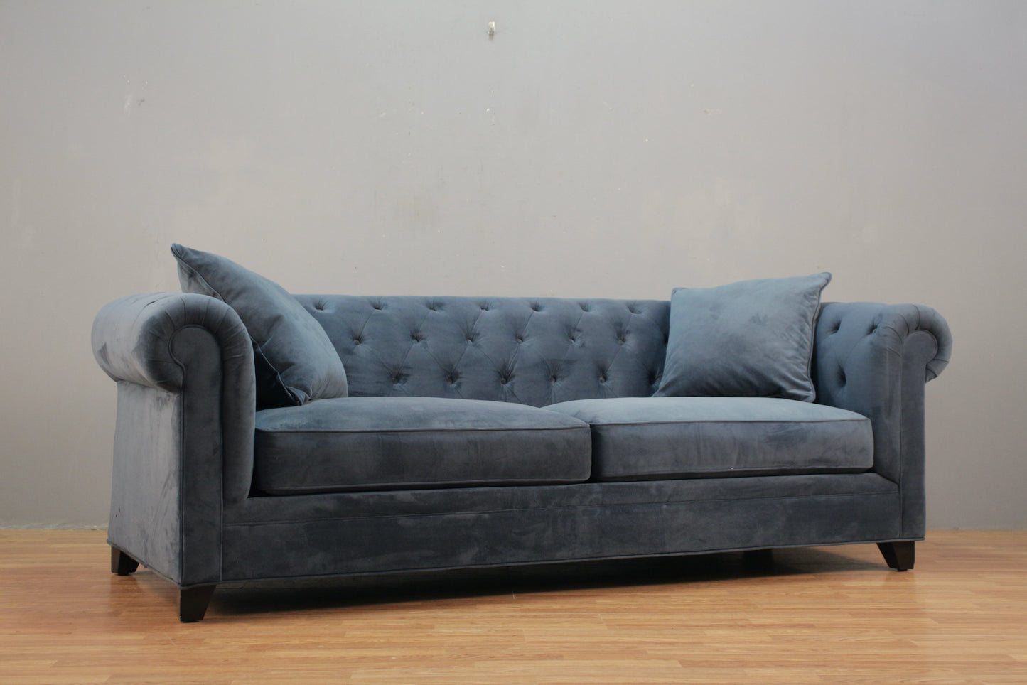 Large Modern Teal Sofa - ONLINE ONLY
