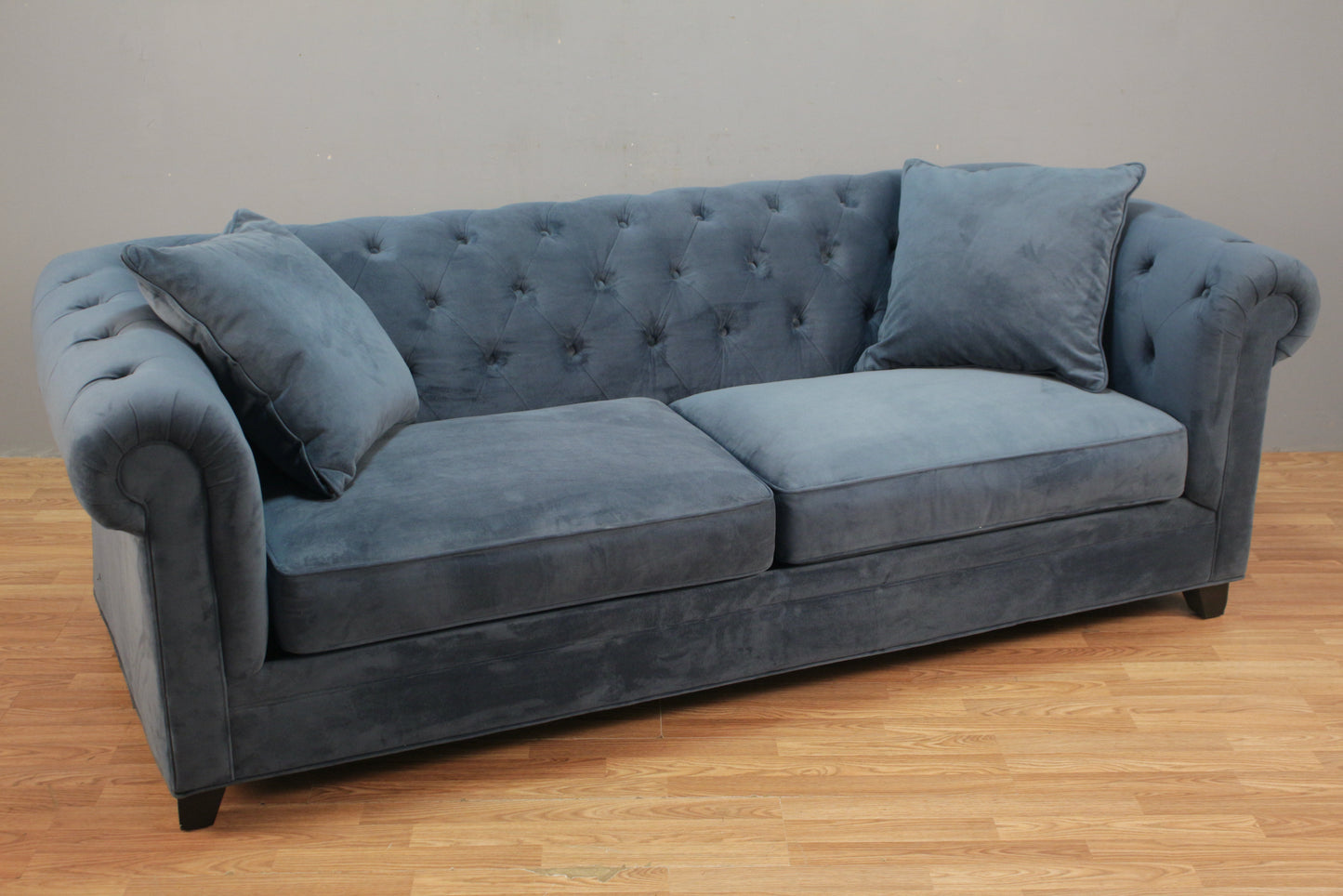 Large Modern Teal Sofa - ONLINE ONLY