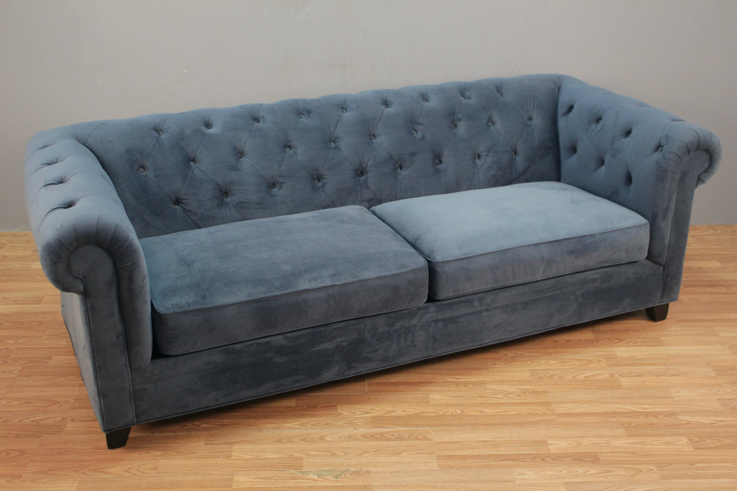 Large Modern Teal Sofa - ONLINE ONLY
