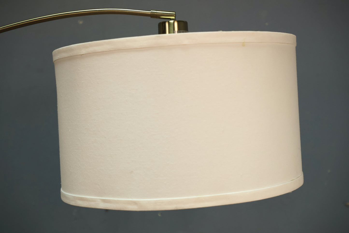 Contemporary Marble & Brass Arc Lamp