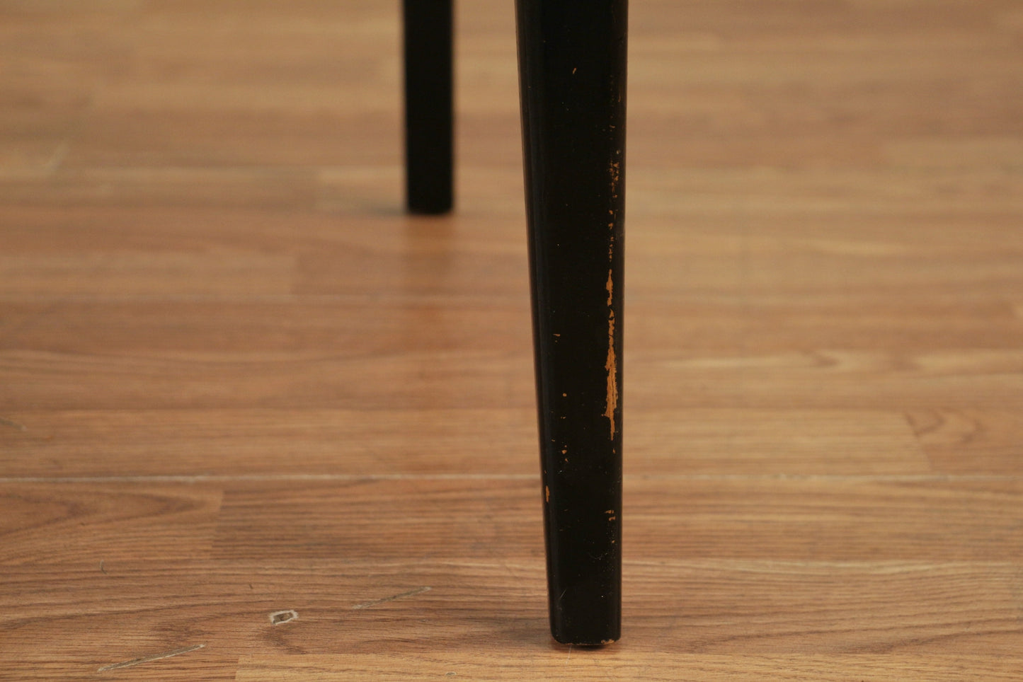 Mid Century Black & Brushstroke Side Chair