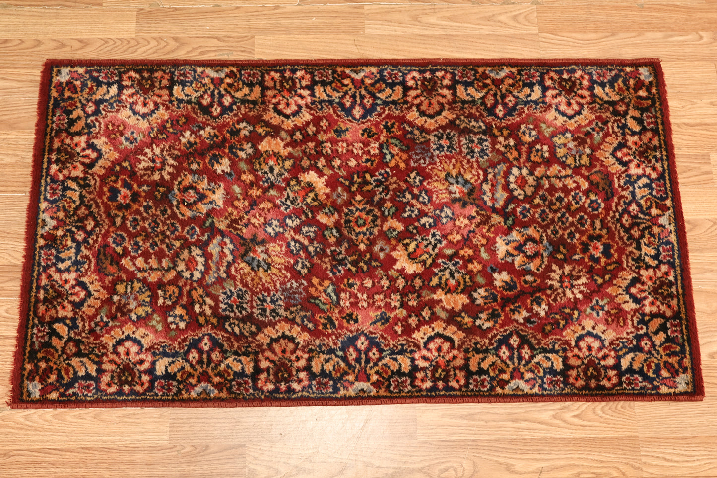 1950s Magee Mulberry Wool Rug - ONLINE ONLY