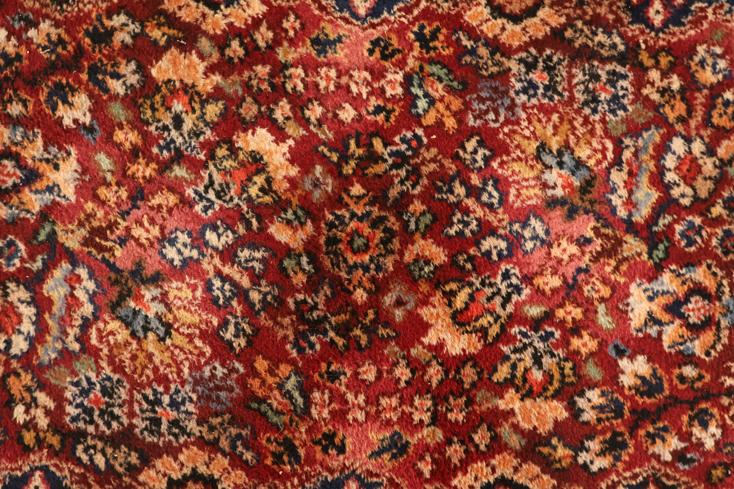 1950s Magee Mulberry Wool Rug - ONLINE ONLY