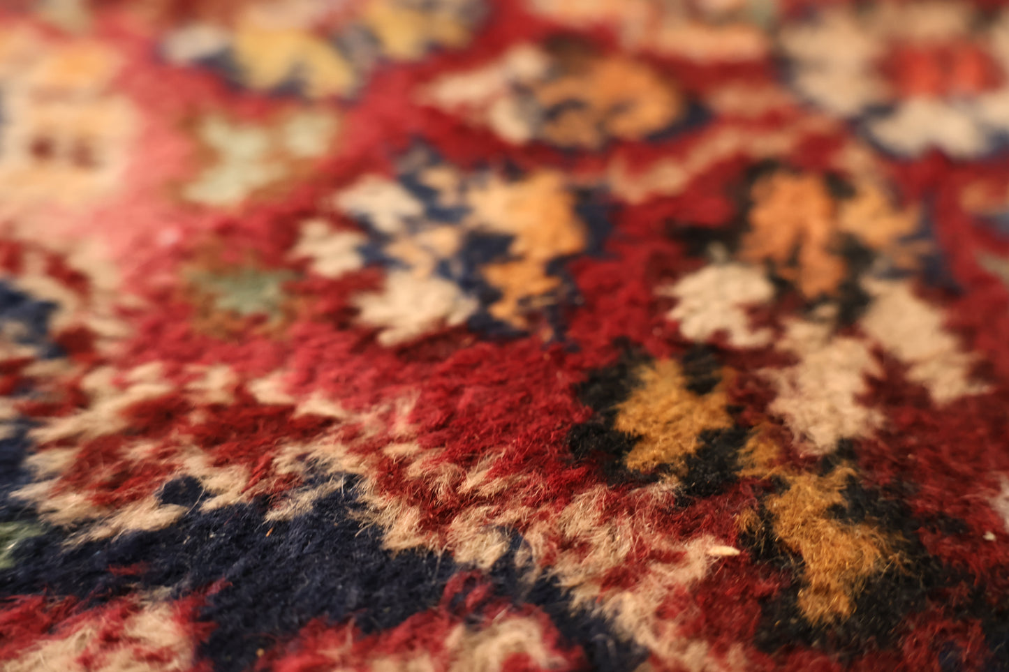 1950s Magee Mulberry Wool Rug - ONLINE ONLY