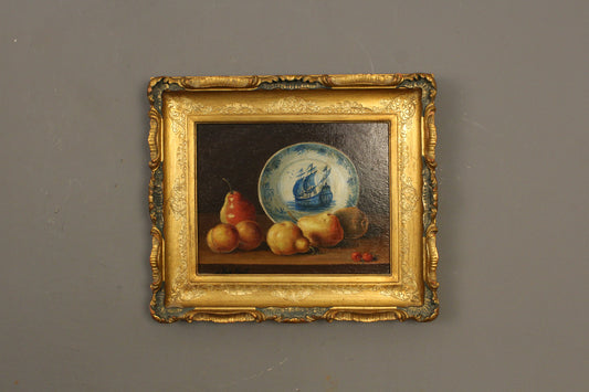 Small "Pears & Porcelain" Still Life Painting