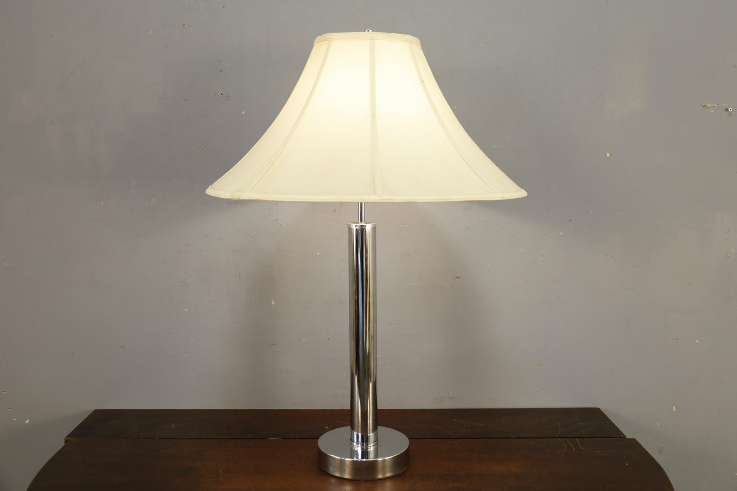 Slim Chrome Table Lamp