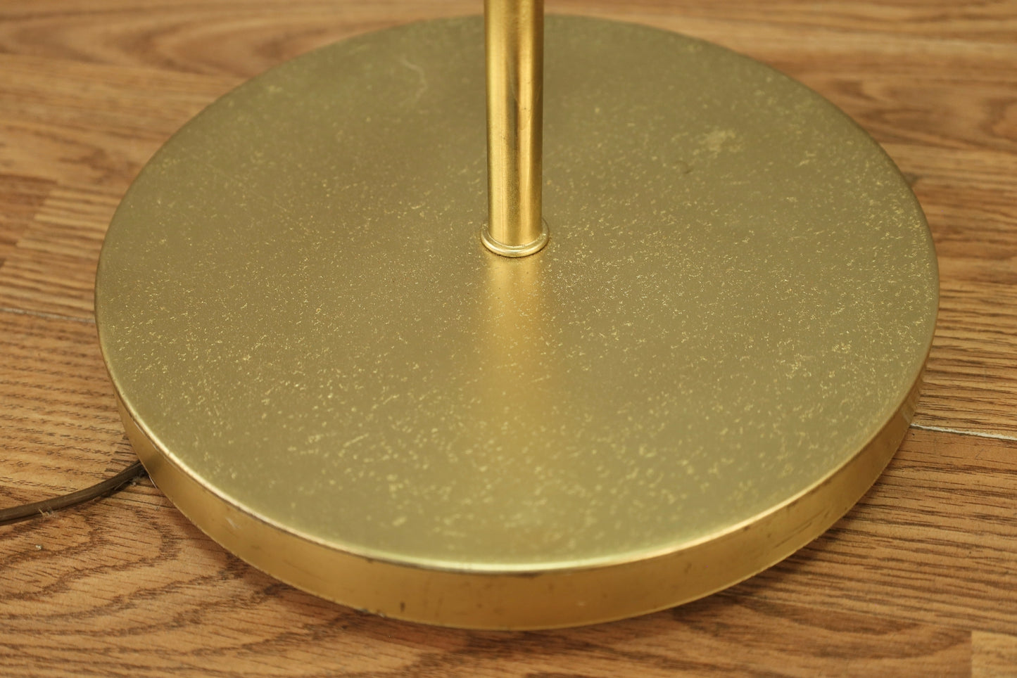 Simple Brass Gooseneck Reading Floor Lamp